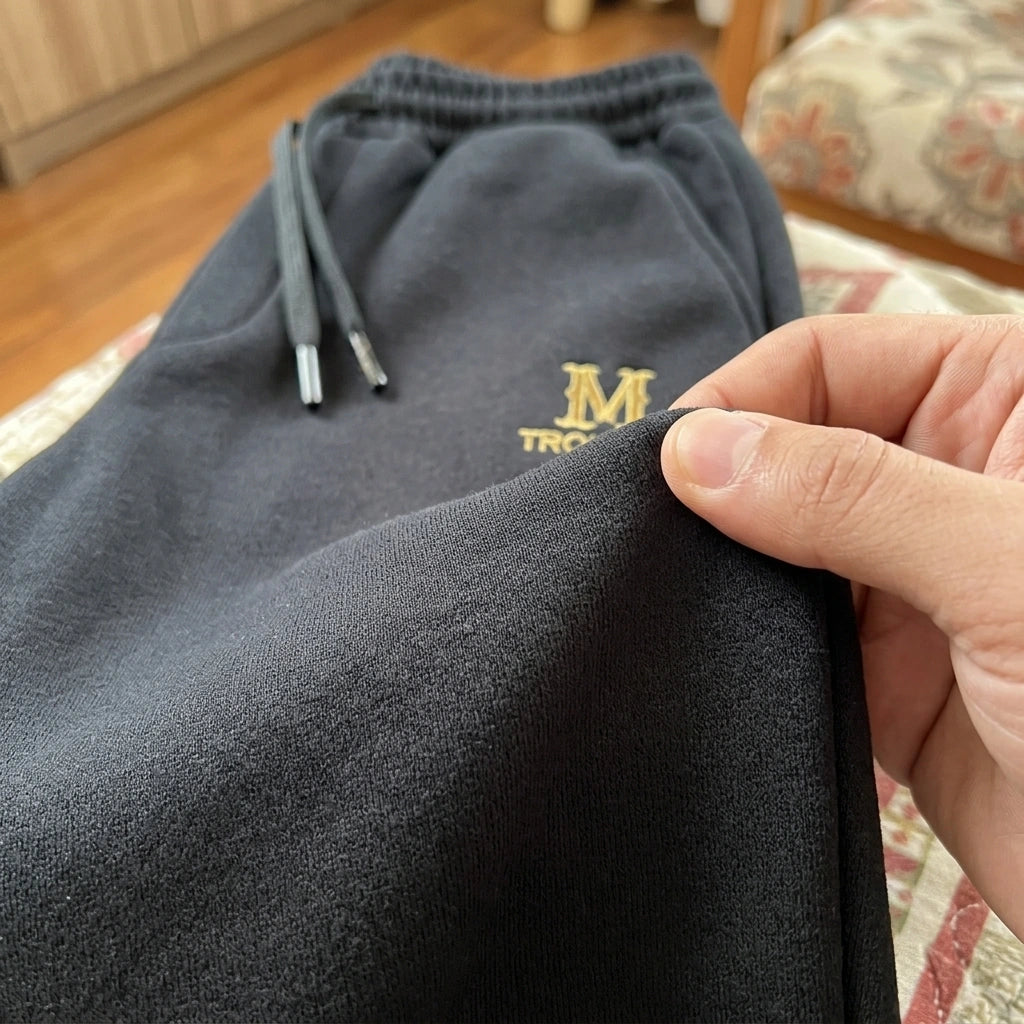 [Leve 3, Pague Só 2!] Calça Trousers Masculina em Algodão, Poliéster com Forro Térmico e Proteção Corta-Vento de Painel Interno