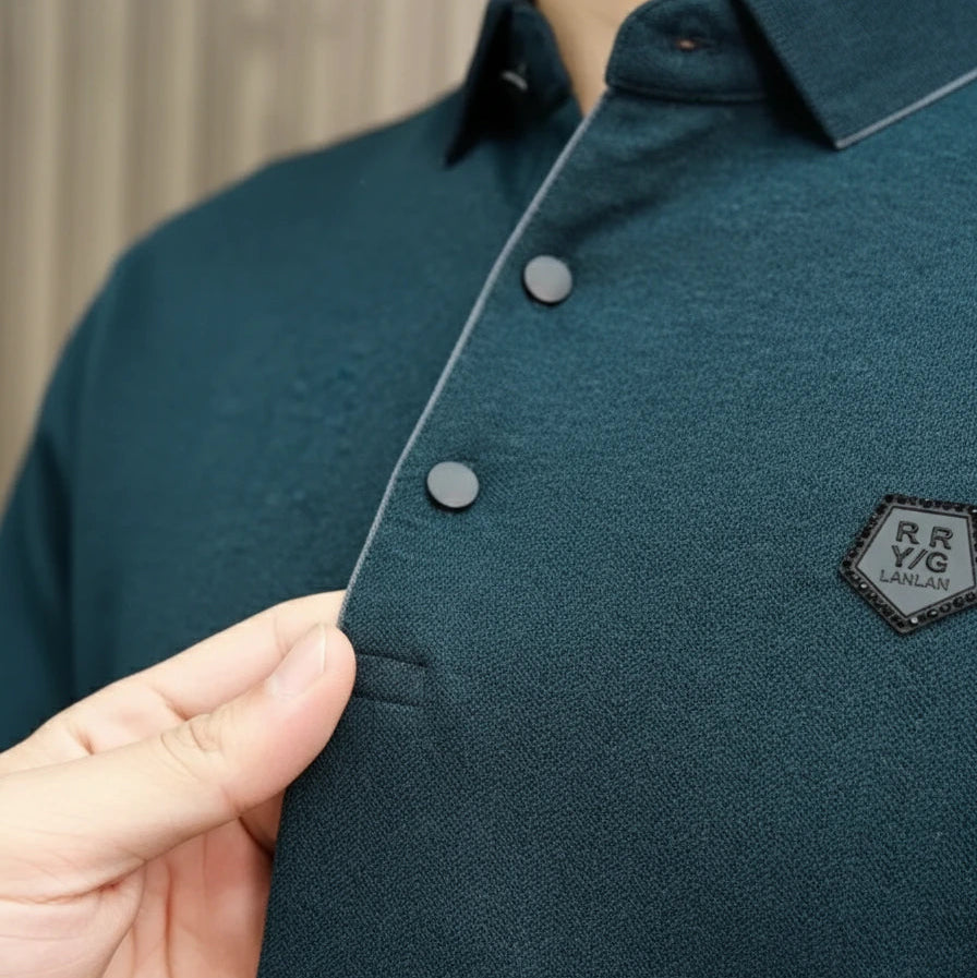 [Leve 5, Pague Só 3] Camisa Polo Ragnar Masculina em Algodão, Poliéster e Elastano com Gola Estruturada e Manga Longa Flexível + BRINDES