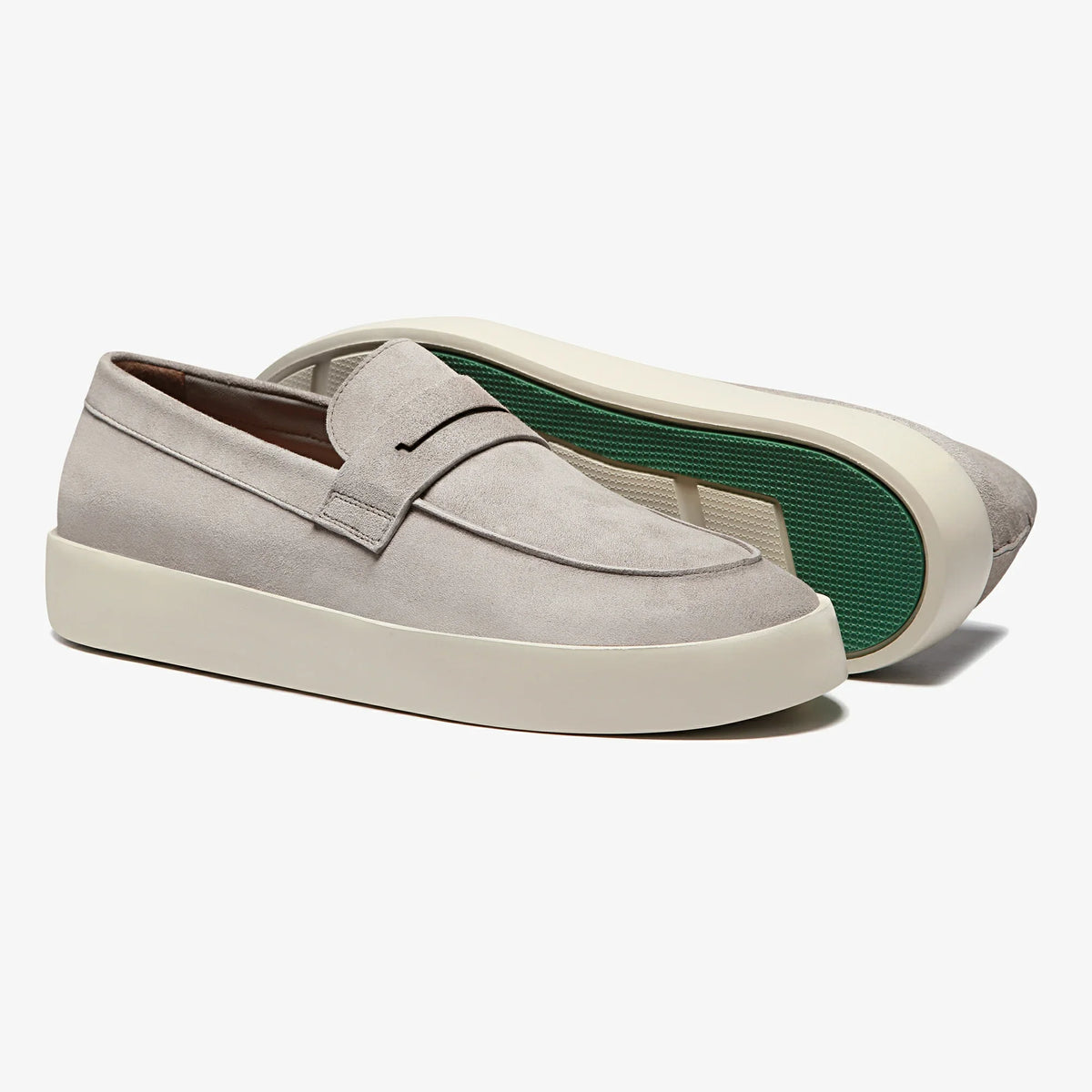 Loafer Masculino em Camurça Cinza - Omã