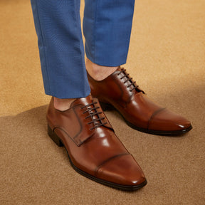 Sapato Derby Masculino Marrom - Flen